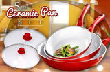 5pcs set Non-Stick Ceramic Frying Pan w/ FREEBIE! Free Shipping
